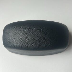 Salvatore Ferragamo Hard Shell Glasses Case Black